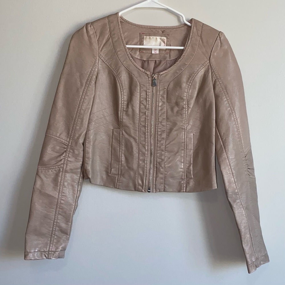 Faux Leather Jacket